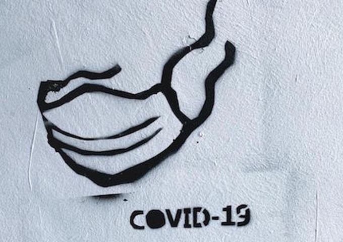 COVID-19 graffito