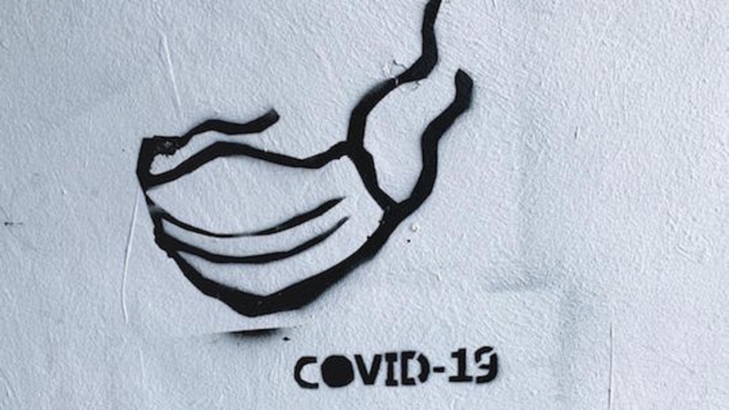 COVID-19 graffito